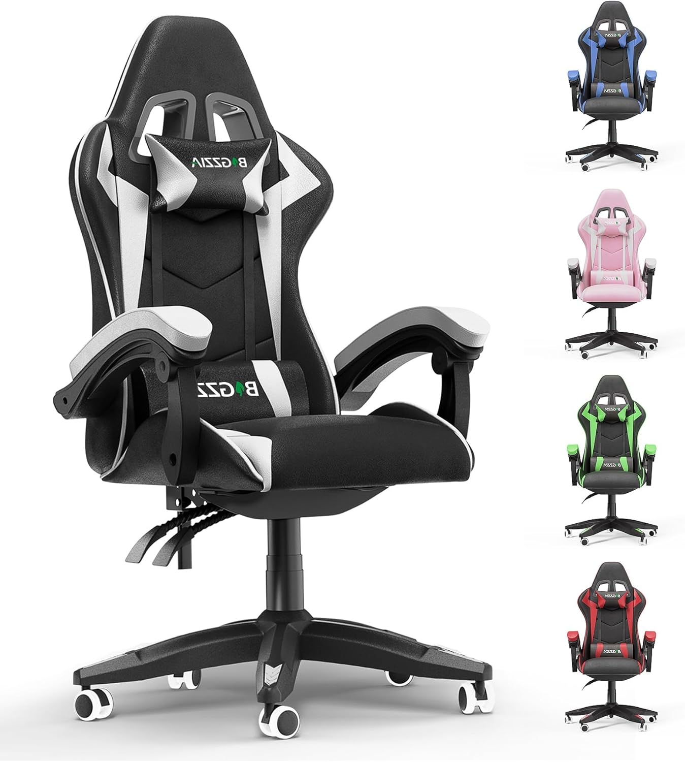 Racingreat Gaming Chair,Ergonomic Gaming Chair for Adults, Height Adjustable Rec...