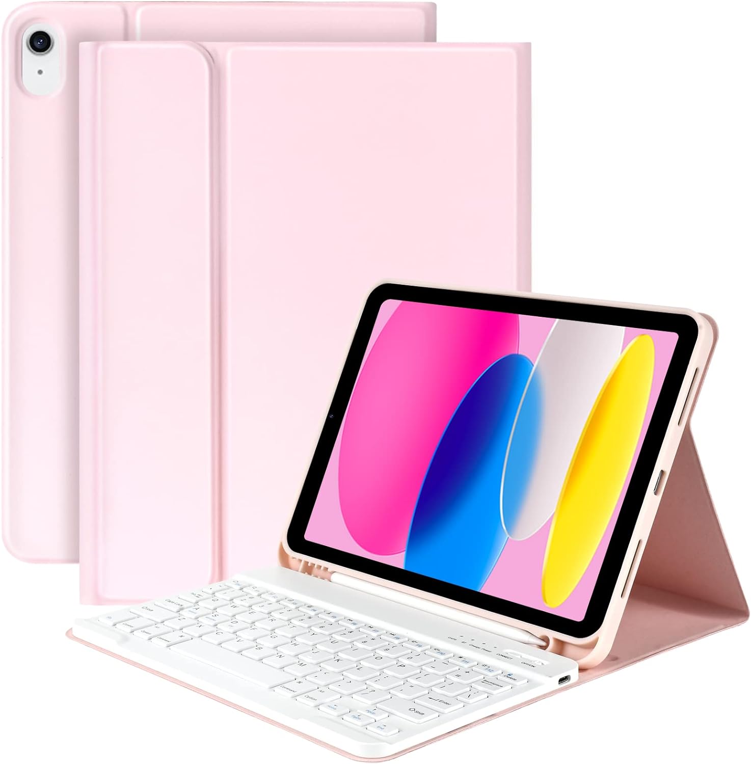 KBCASE for iPad 10th Generation Case with Keyboard (10.9", 2022) Keyboard Case f...