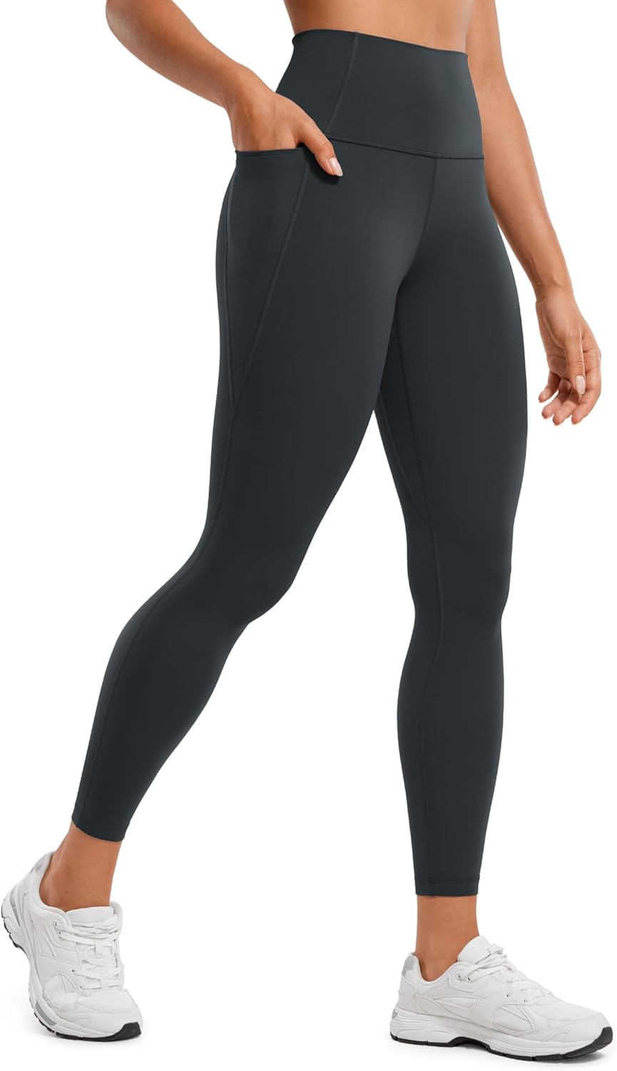 CRZ YOGA Women's Butterluxe 25'' Gym Leggings with Pockets - High Waisted Workou...