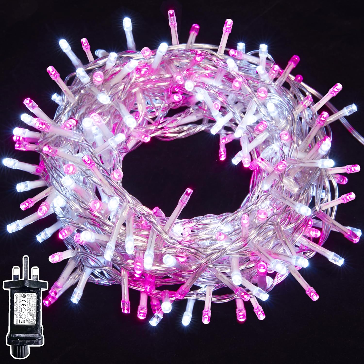 WISD Christmas Lights - 200 LED 13M Xmas Tree Lights with Timer and Memory - Ind...