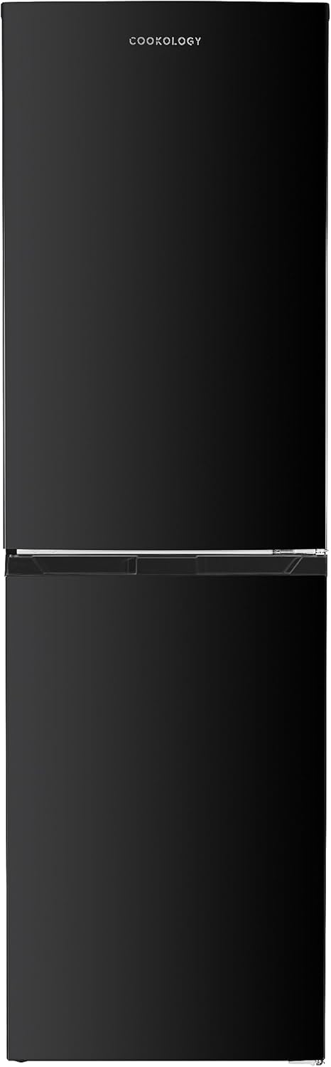 Cookology CFF2475050BK Frostfree 244L Freestanding 50/50 Fridge Freezer, Adjusta...