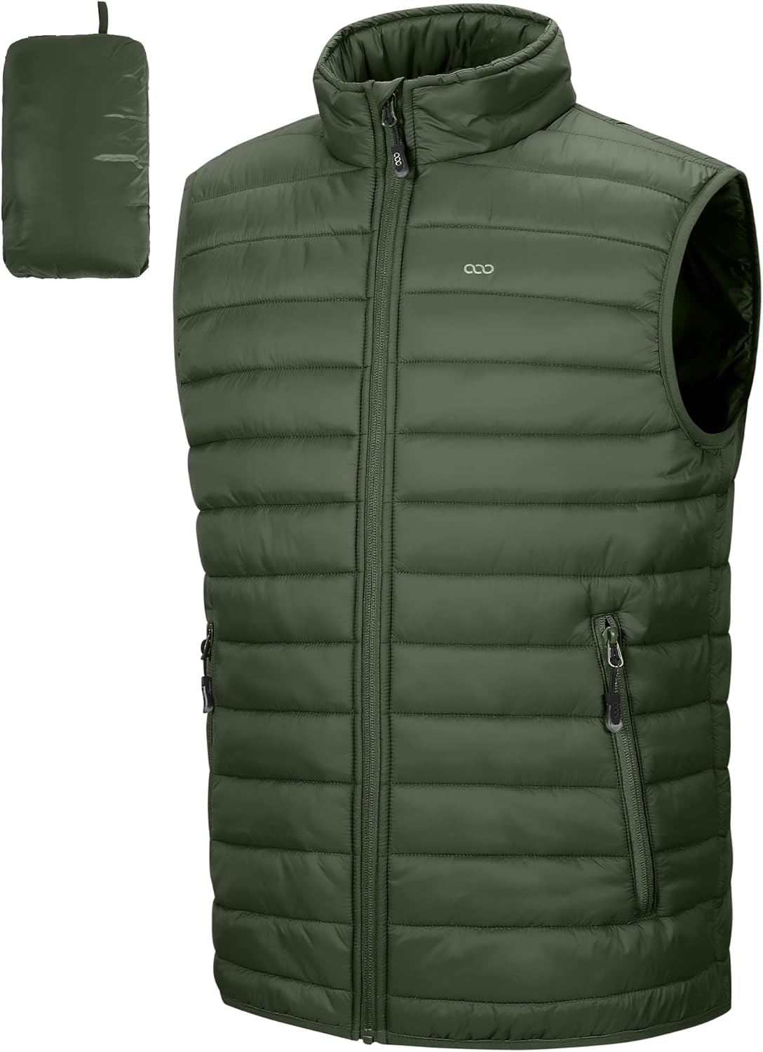 33,000ft Men's Lightweight Gilet, Packable Quilted Puffer Padded Vest Outerwear,...