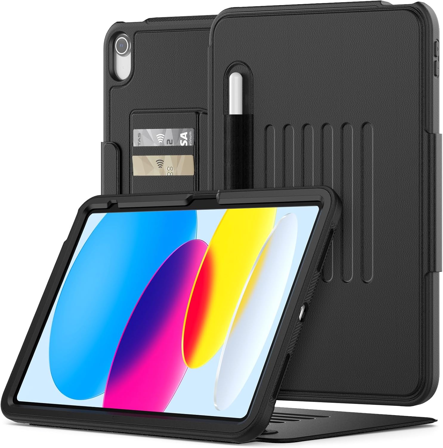 SEYMAC Case for iPad 10th Generation 2022 (10.9 inch), Shockproof Full Body Prot...