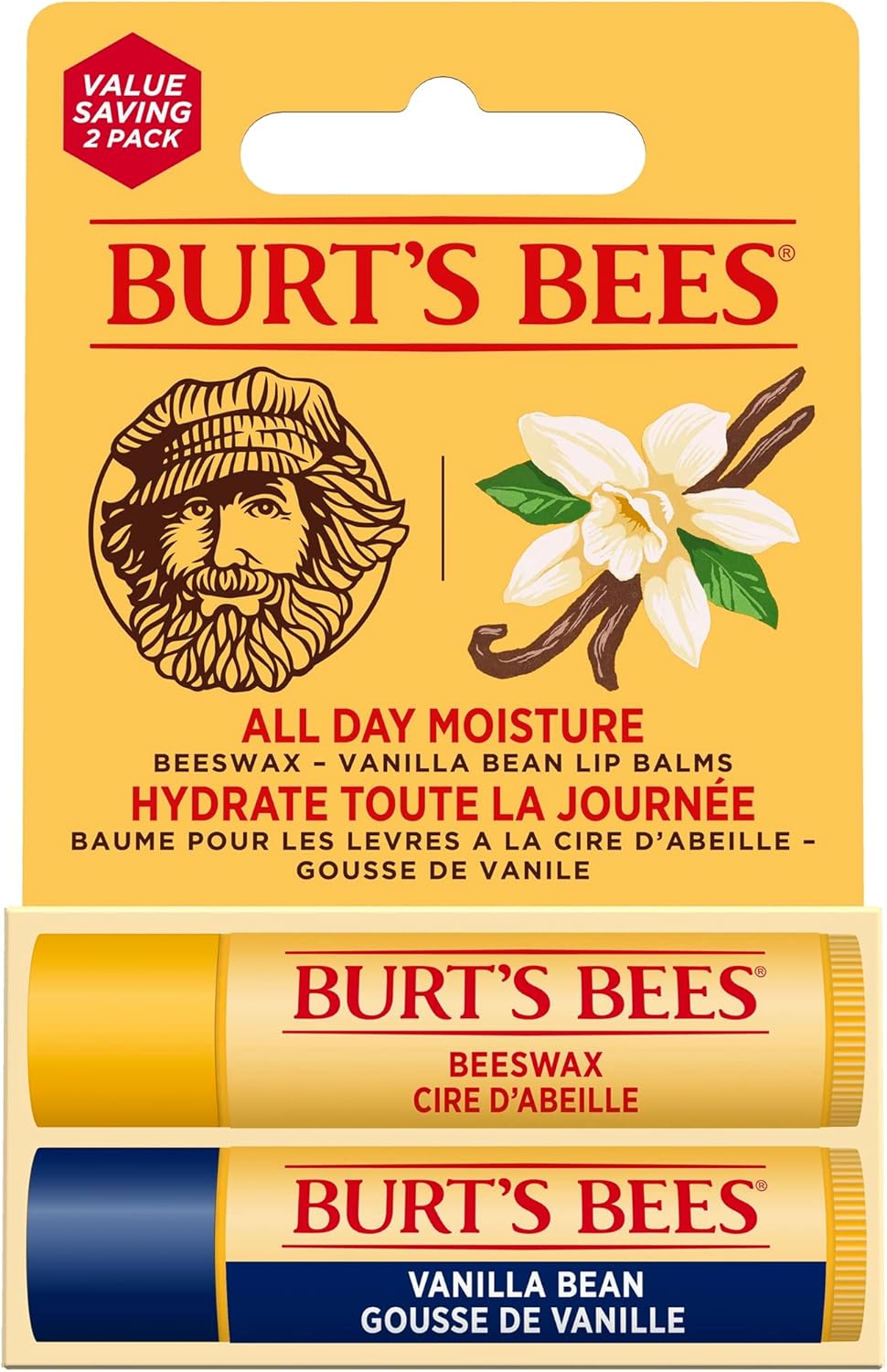 Burt's Bees Lip Balm Multipack, Lip Balm Value Set, Includes Beeswax with Pepper...