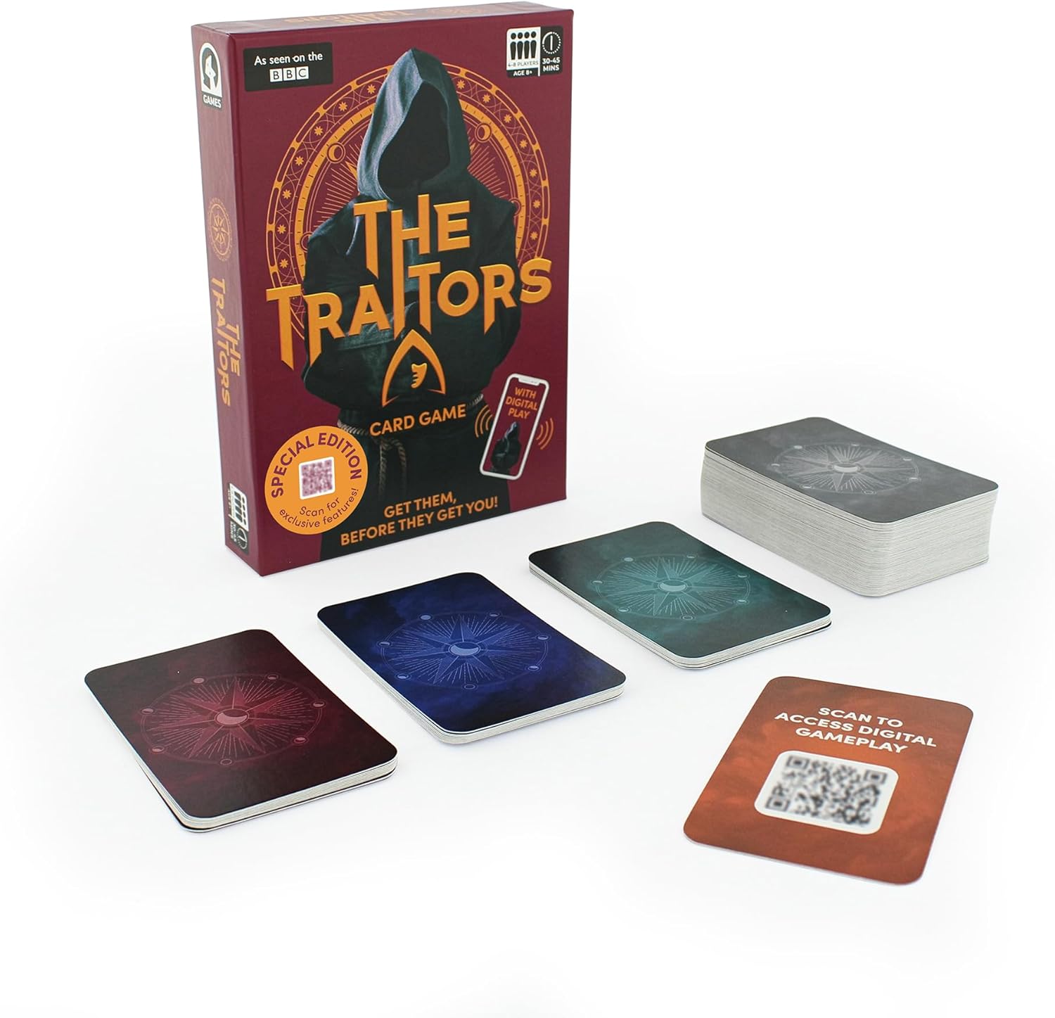 Ginger Fox The Traitors Card Game | Special Edition | Family Social Deduction Fu...