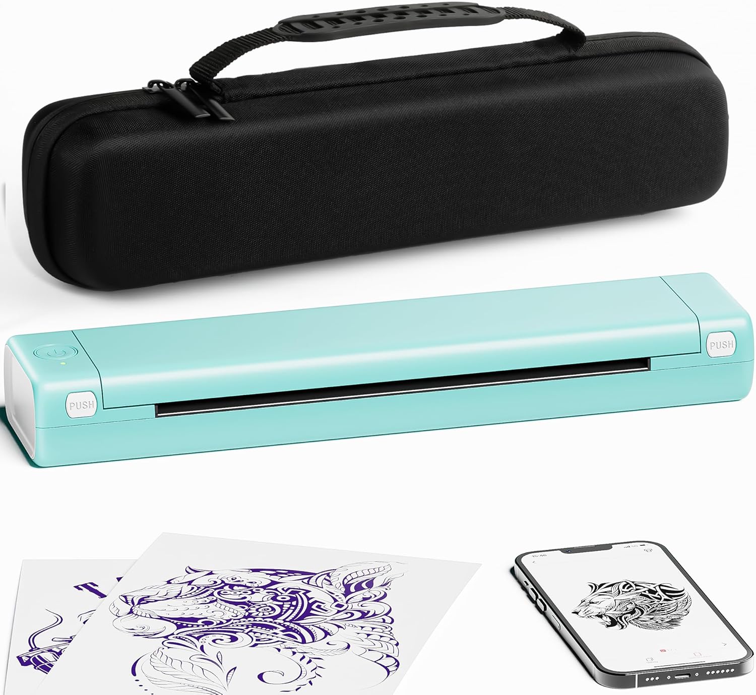 Phomemo M08F Thermal Printer, A4 Portable Bluetooth Mobile Printer, Inkless Prin...