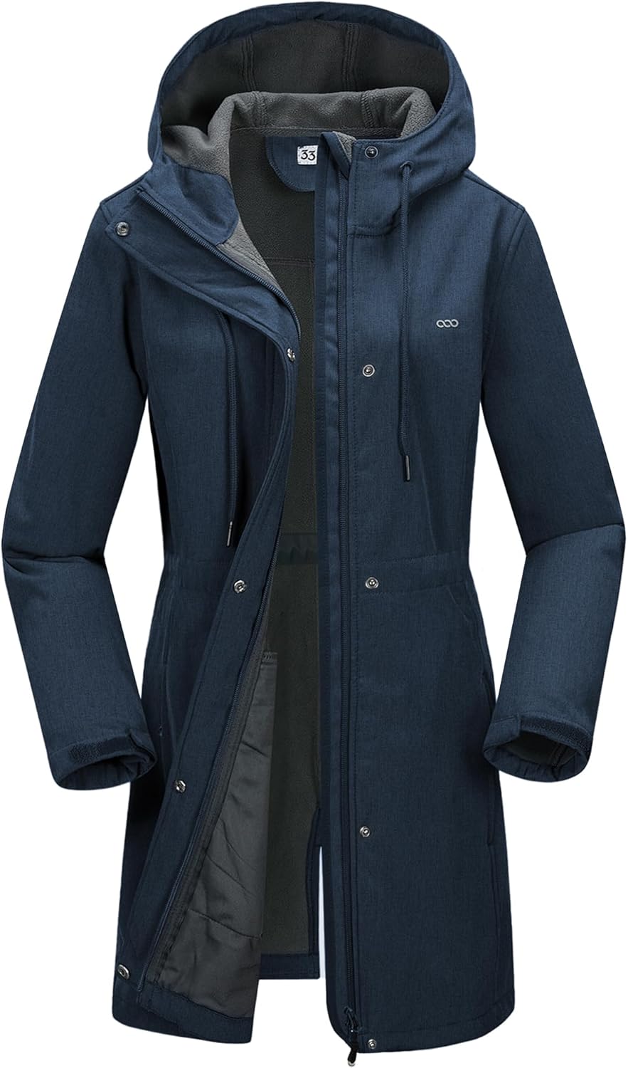 33,000ft Women’s Lightweight Softshell Jacket with Hood Waterproof Ladies Functi...