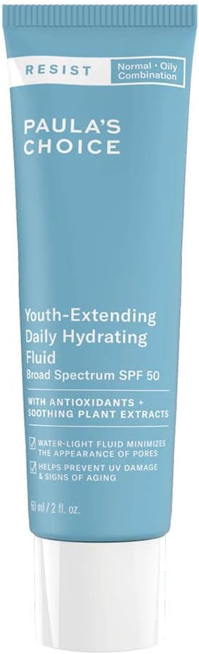 Paula’s Choice RESIST Moisturiser SPF 50 - Day Face Cream - Reduces Blackheads &...