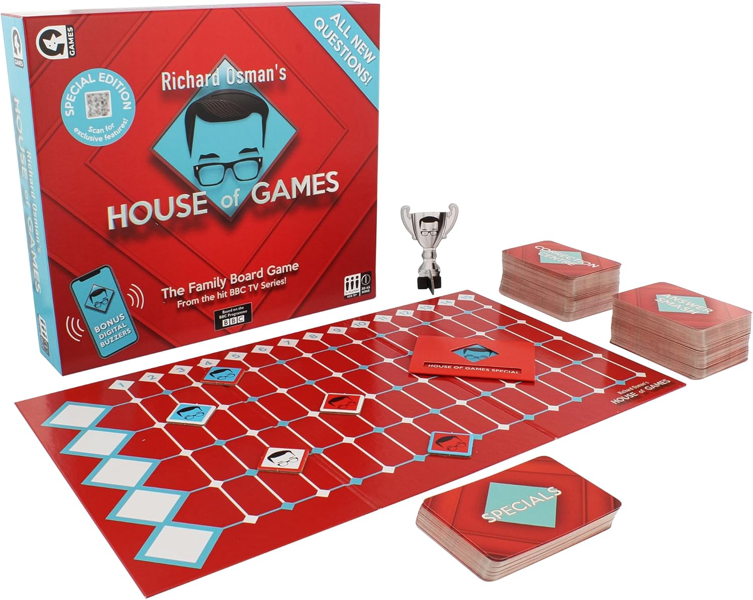 Ginger Fox House Of Games Board Game Special Edition | Answer Trivia Puzzles | G...