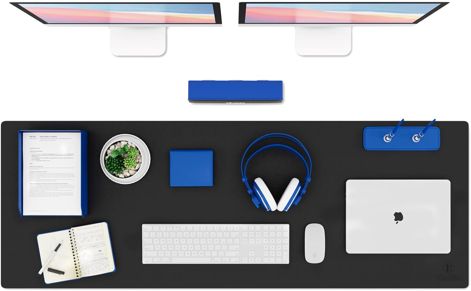 K KNODEL Leather Desk Mat, Office Desk Pad, Extra...