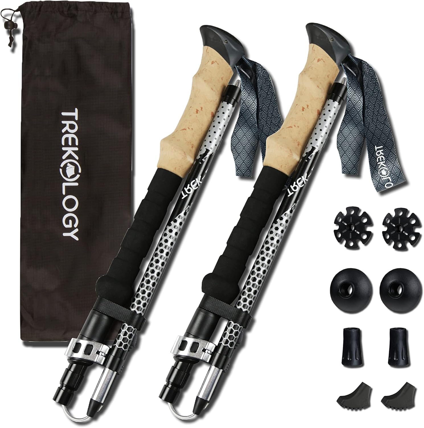 TREKOLOGY Walking Poles Women TREK-Z, Nordic Walking Poles for Men, Hiking Stick...