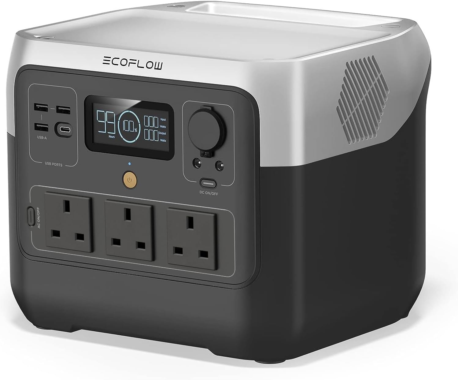 ECOFLOW Portable Power Station RIVER 2 Pro, 768Wh LiFeP04 Battery, 70 Min Fast C...
