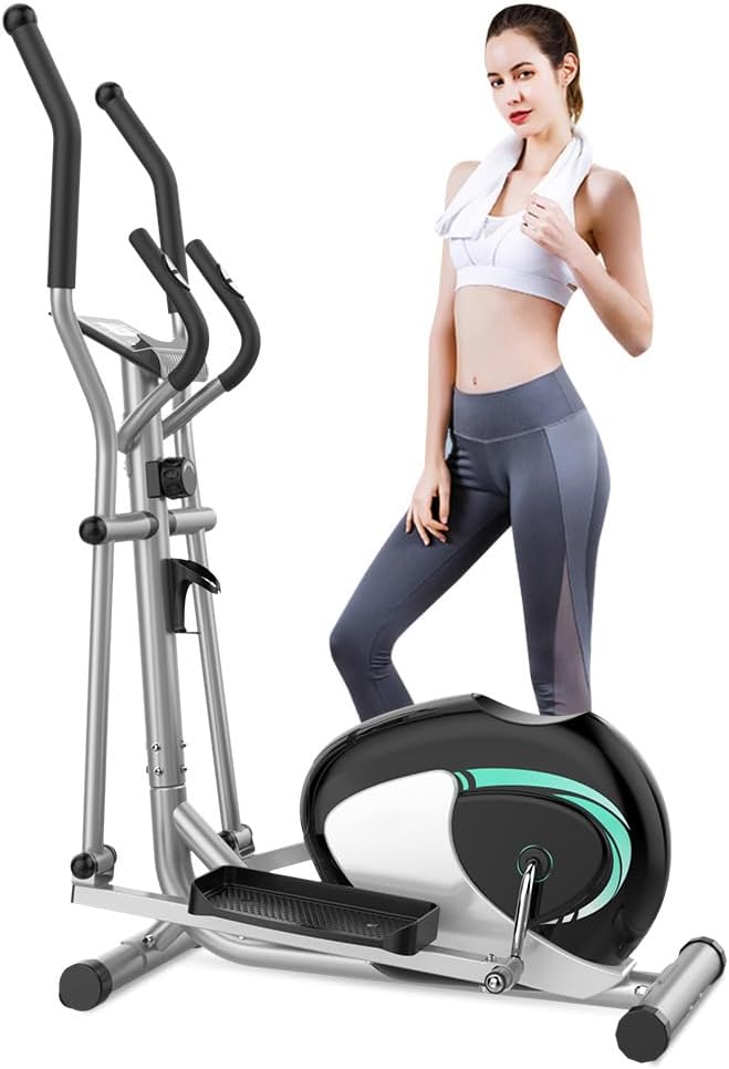 Dripex Elliptical Cross Trainer For Home, 8 Level Resistance Magnetic Elliptical...