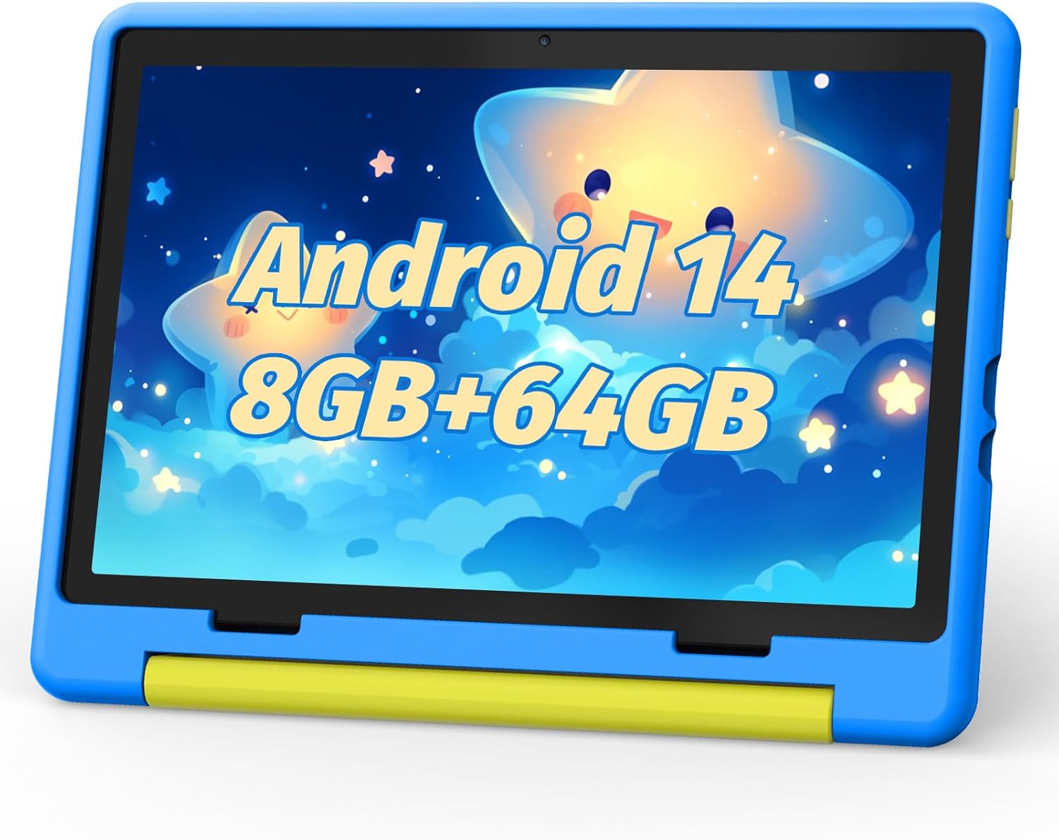 Eksvefot Kids Tablet 10 Inch Android 14 Tablet for Kids Ages 3-12, Octa-Core, 8+...