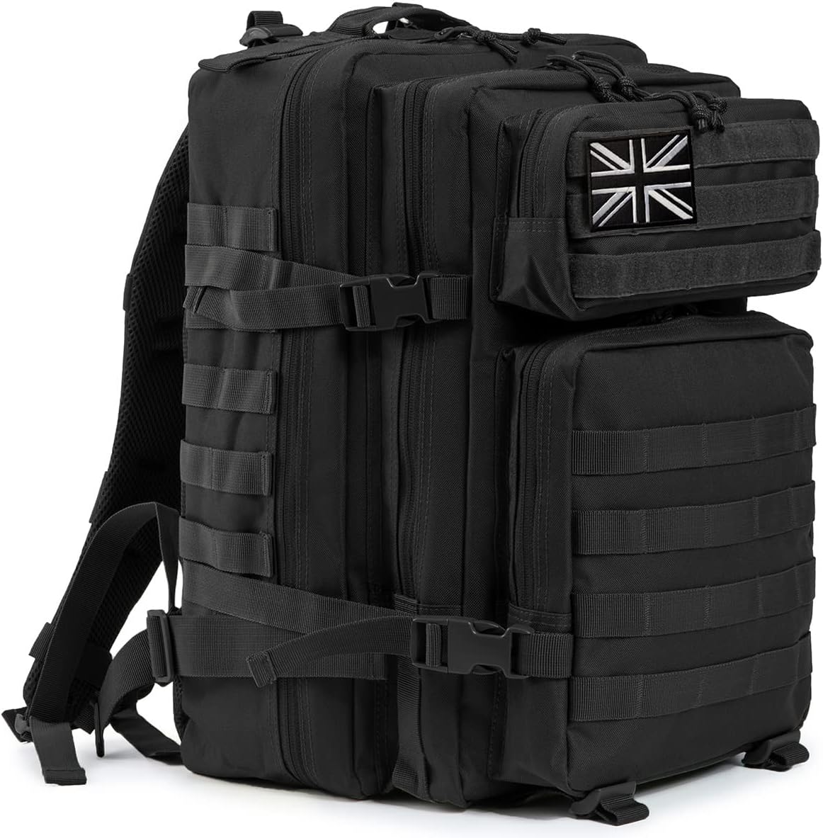 QT&QY 45L Military Tactical Backpacks Molle Army Assault Pack 3 Day Bug Out Bag...