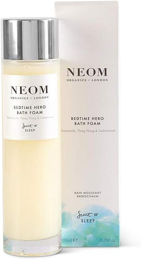 NEOM - Chamomile, Ylang Ylang & Cedar Wood Bath Foam 200ml | Bedtime Hero | Coco...