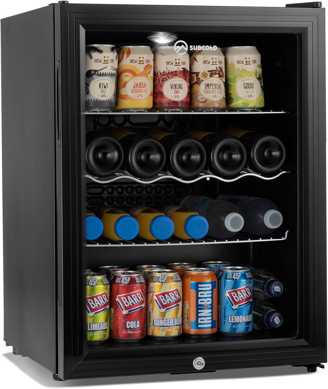 Subcold Super65 LED - Table-Top Fridge | 65L Beer,...
