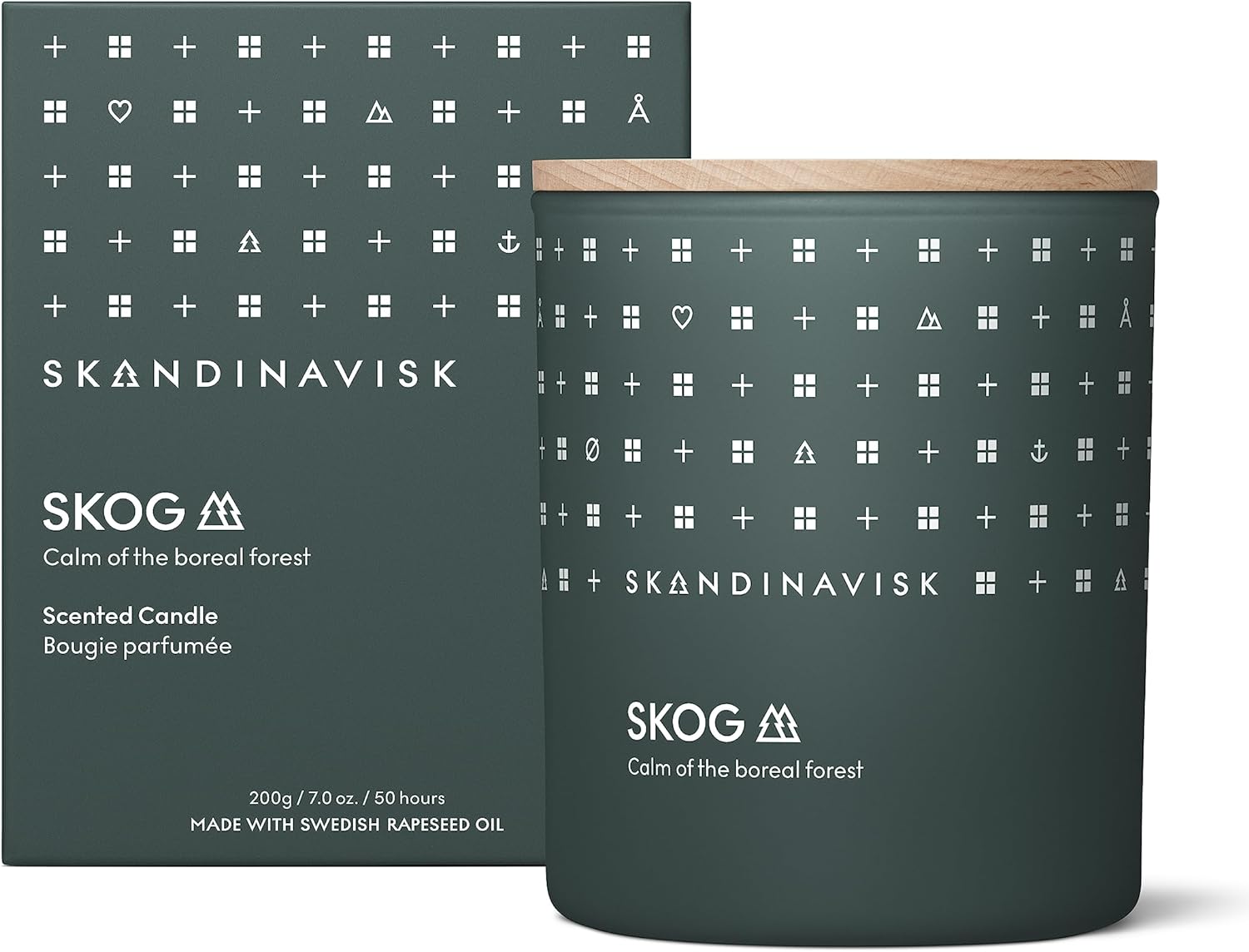 Skandinavisk Skog 'Forest' Scented Candle. Fragrance Notes: Pine Needles and Fir...