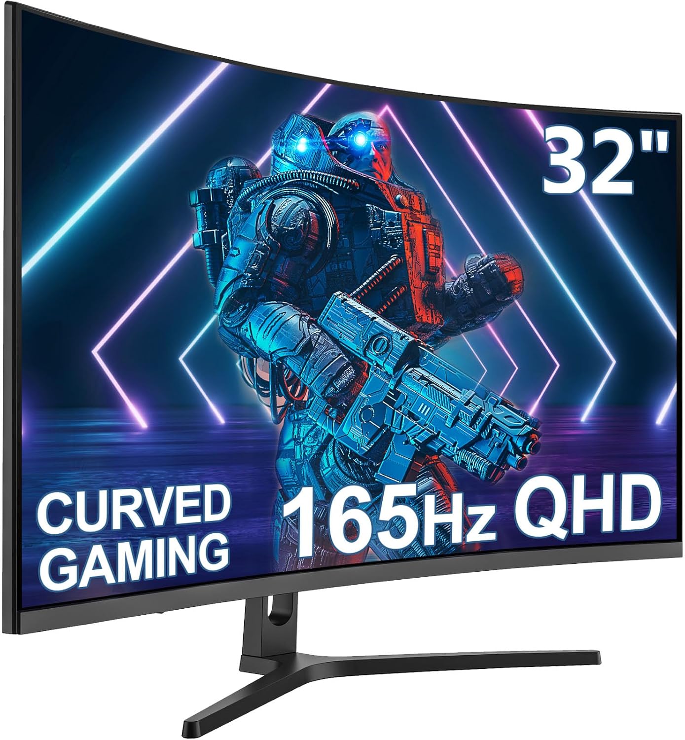 Z-Edge 32 Inch Curved Gaming Monitor 165Hz(DP) 144Hz(HDMI) 2K QHD 2560x1440 1ms...