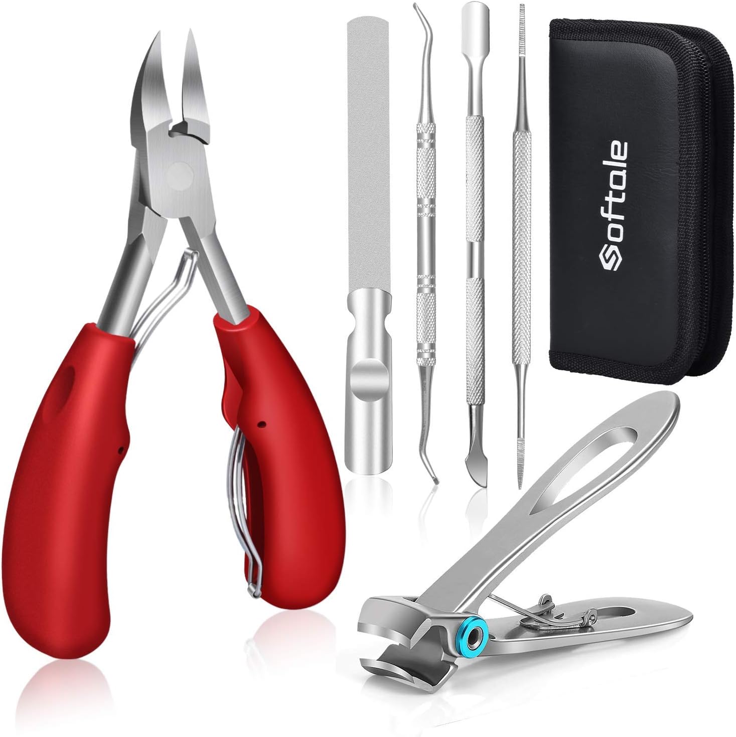 Podiatrist Super Sharp Nail Clippers for Thick & Ingrown Hard Toenail Fingernail...