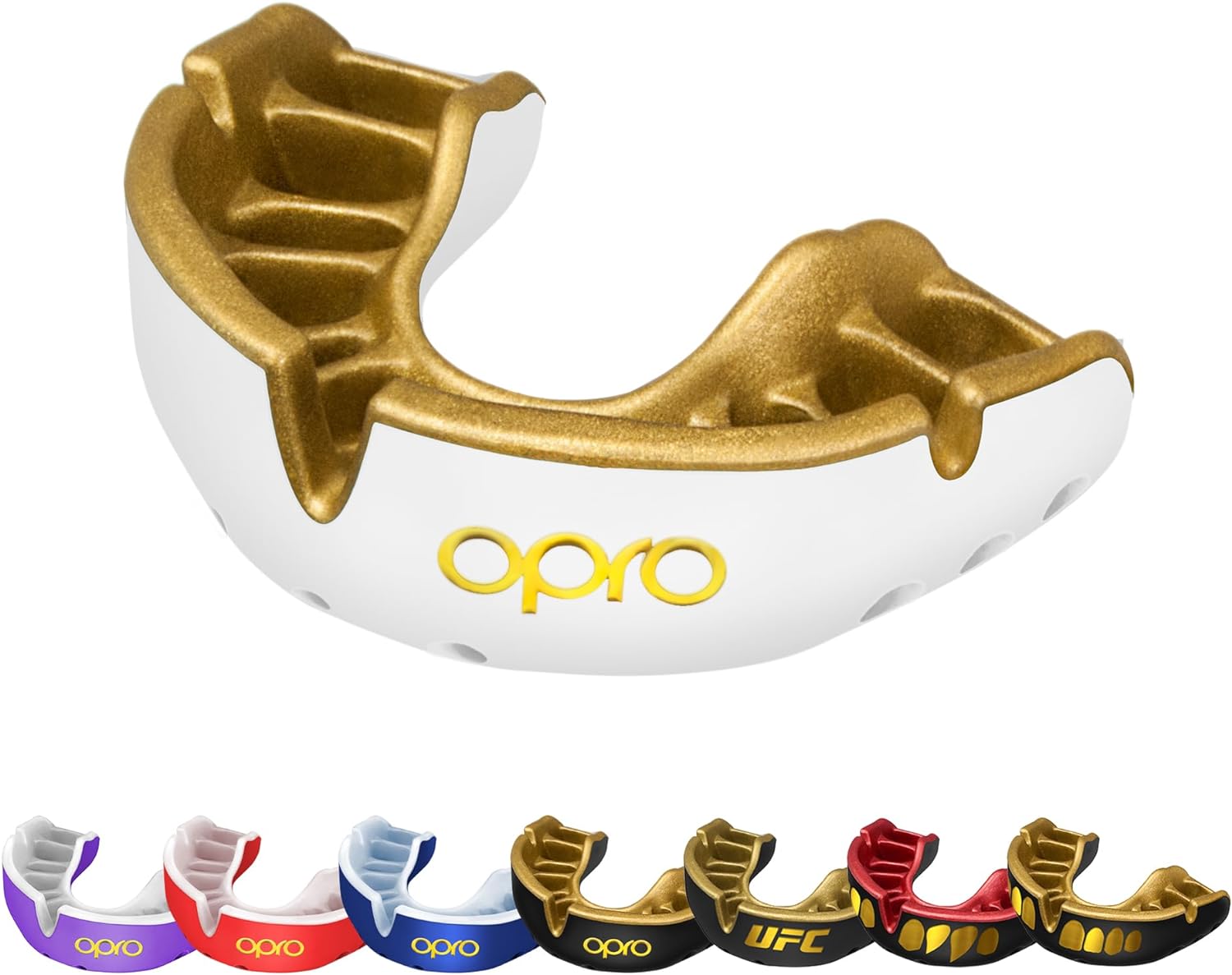 OPRO Gold Level Mouthguard, Adults and Kids Sports Mouth Guard, Featuring Revolu...