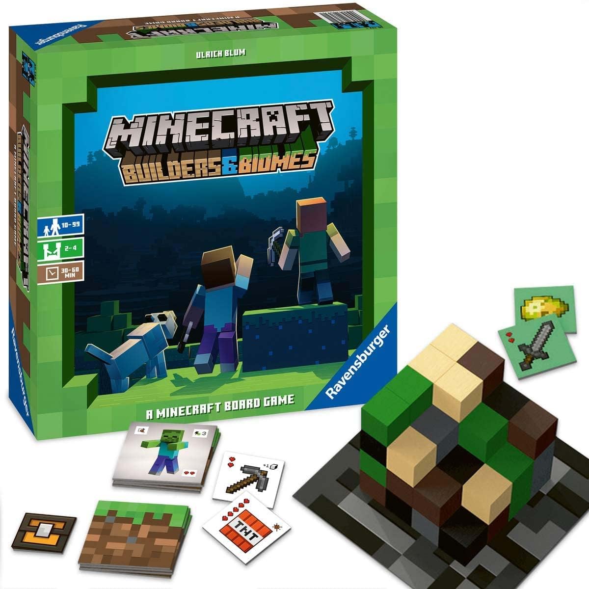 Ravensburger Minecraft Builders & Biomes Strategy Board Game for Kids & Adults A...