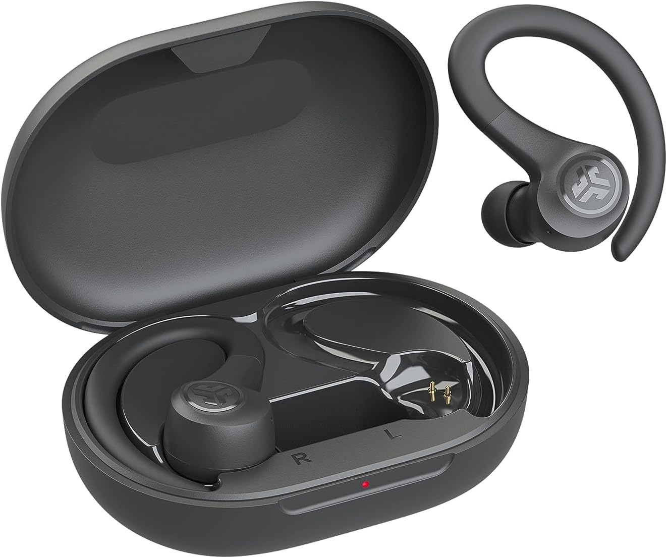 JLab Go Air Sport Running Headphones - True Wireless Earphones Bluetooth, Hook O...
