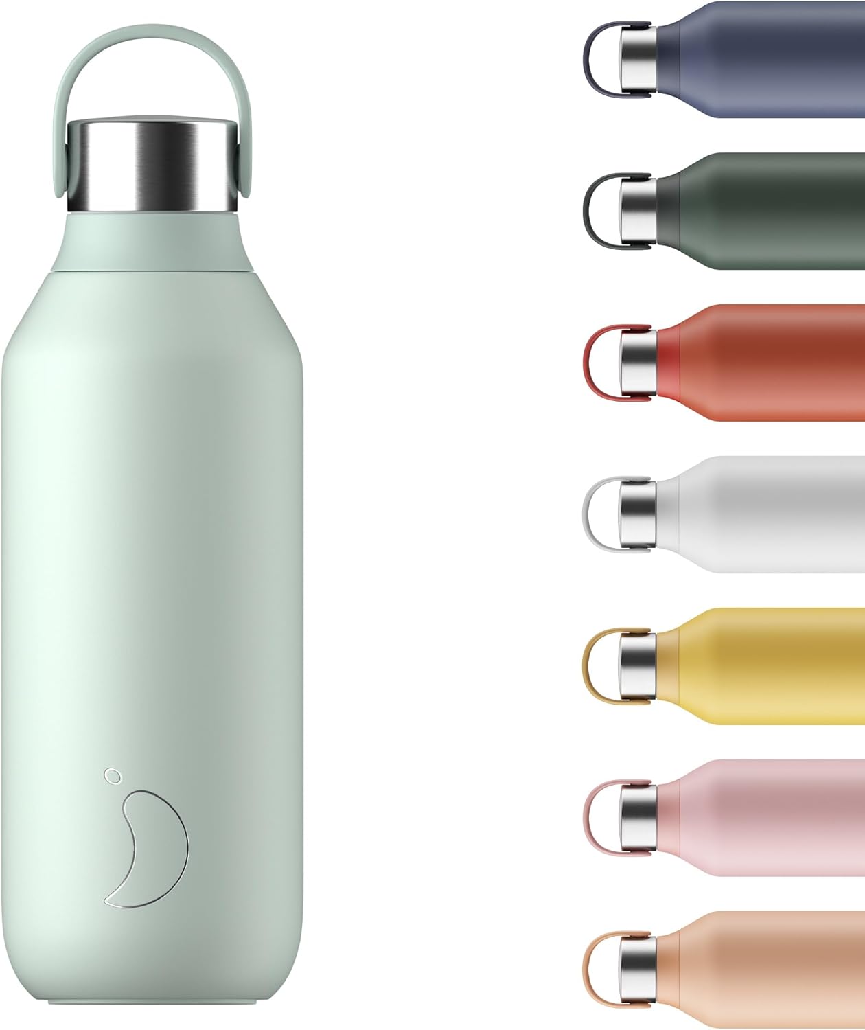 Chilly's Series 2 Water Bottle - Stainless Steel Thermal Bottles with Double Wal...