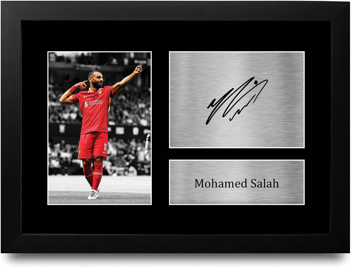 HWC Trading FR Mohamed Mo Salah Gifts Signed A4 Printed Autograph Liverpool Gift...