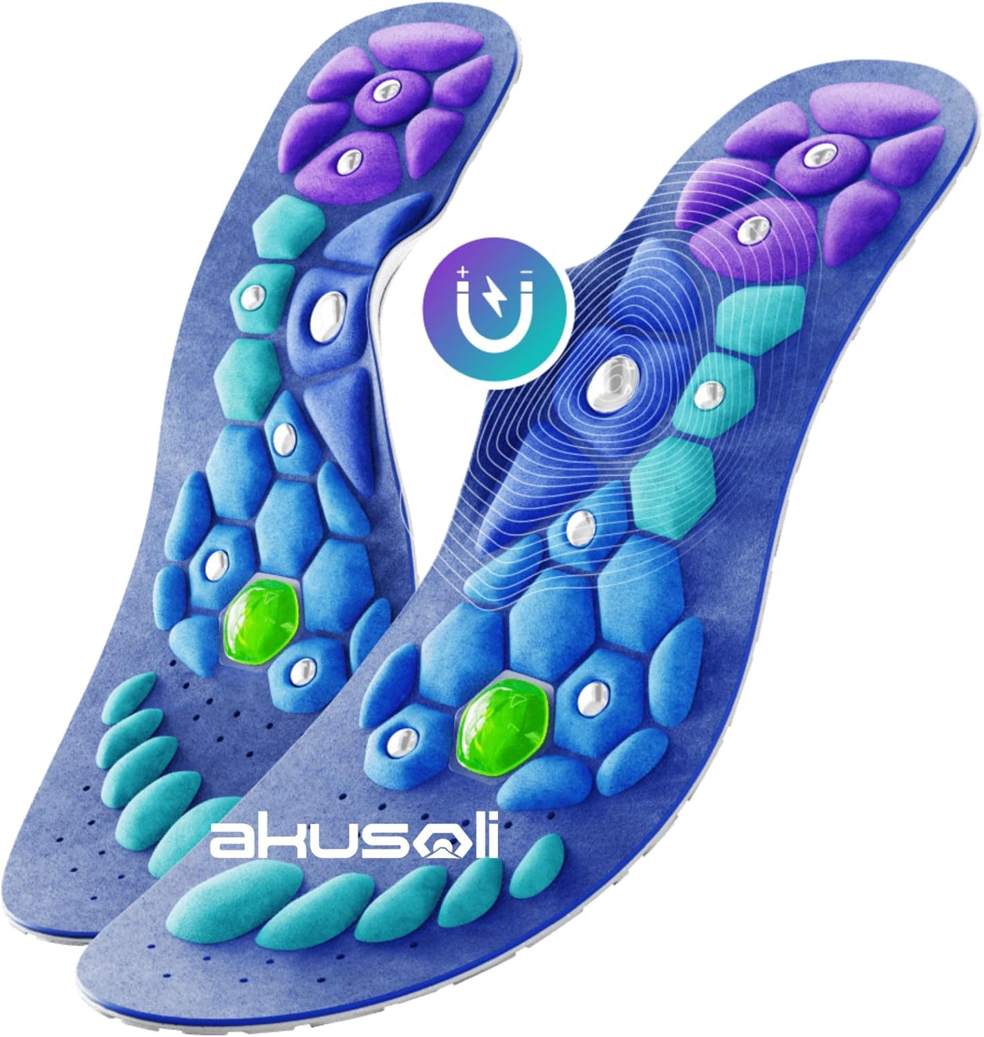 Akusoli | Acupressures Insoles, Insoles for Women, Insoles Men, Shoe Insoles, Ar...