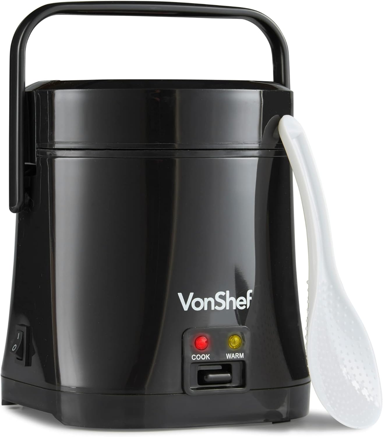 VonShef Small Rice Cooker 0.3L – Electric Rice Steamer for 2 with Keep Warm Func...