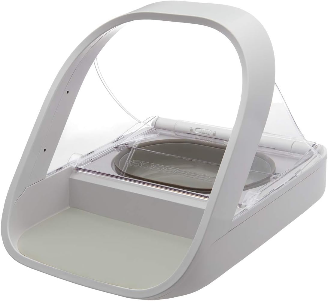 Sure Petcare SureFeed Microchip Pet Feeder with Sealed Lid, RFID Collar Tags Com...