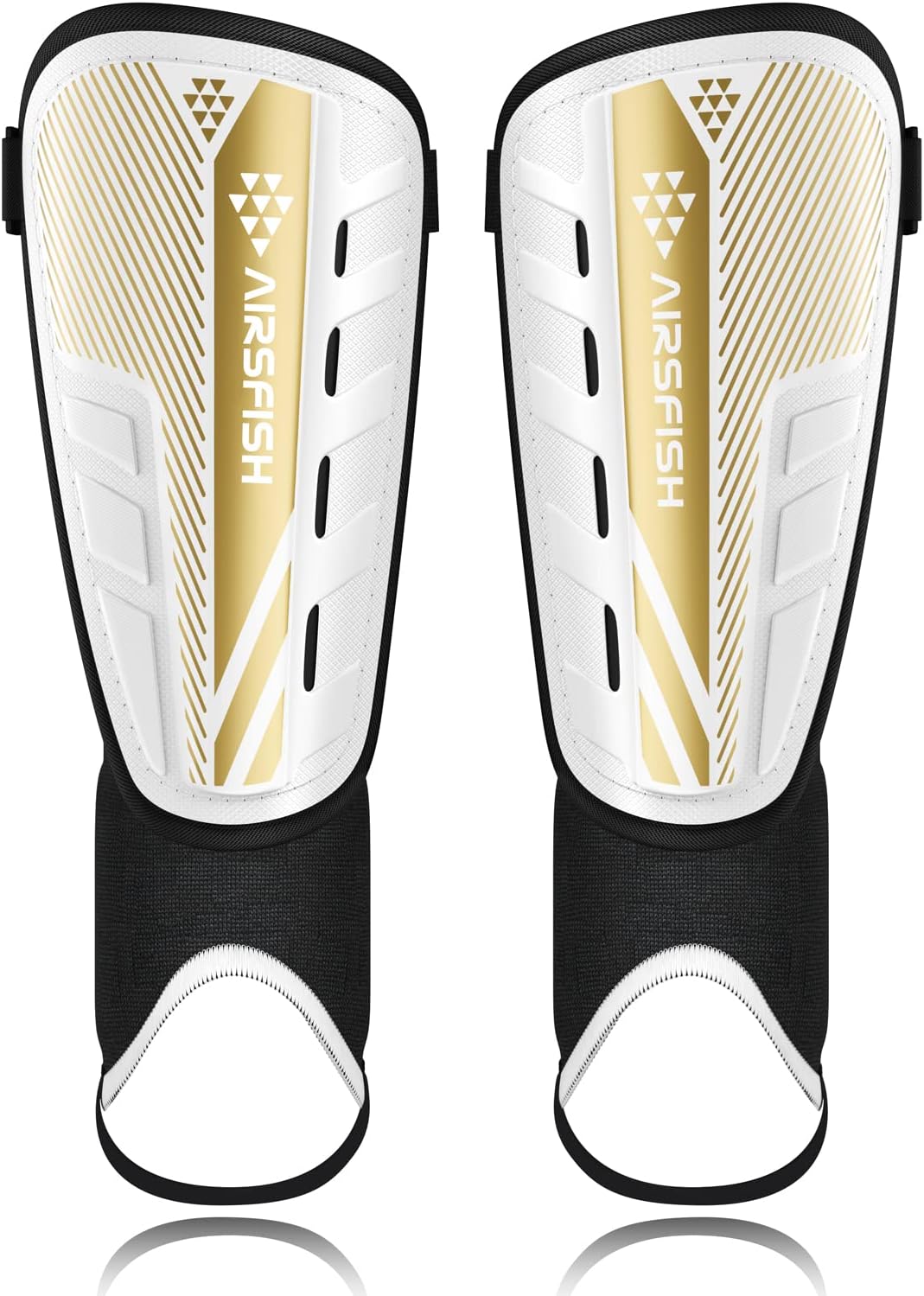 Shin Pads Boys Certified Airsfish Kids Shin Pads with Ankle Protection,High Stre...