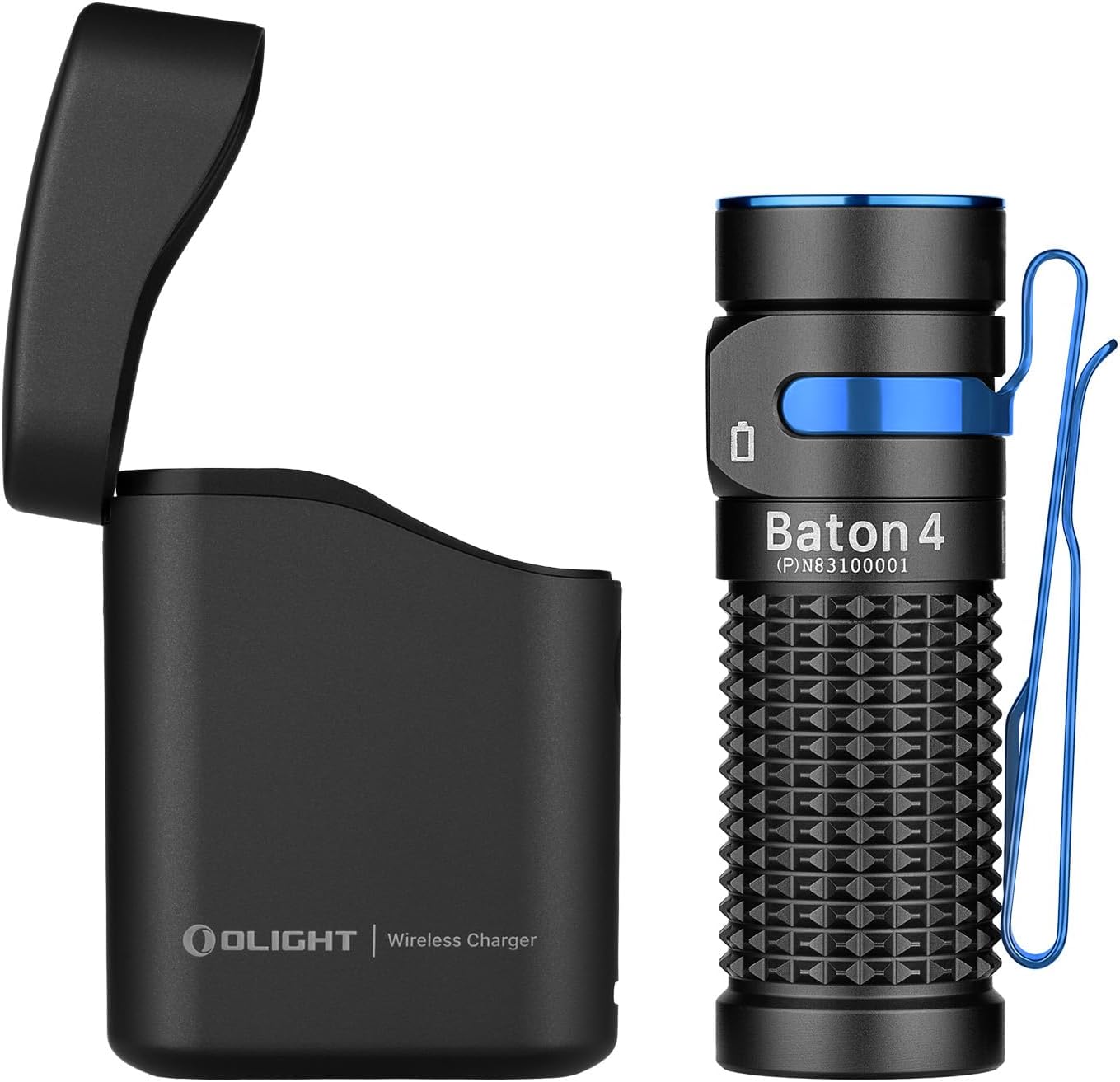 OLIGHT Baton4 Kit 1,300 Lumens EDC Rechargeable LED Torch,High Lumens Pocket Fla...