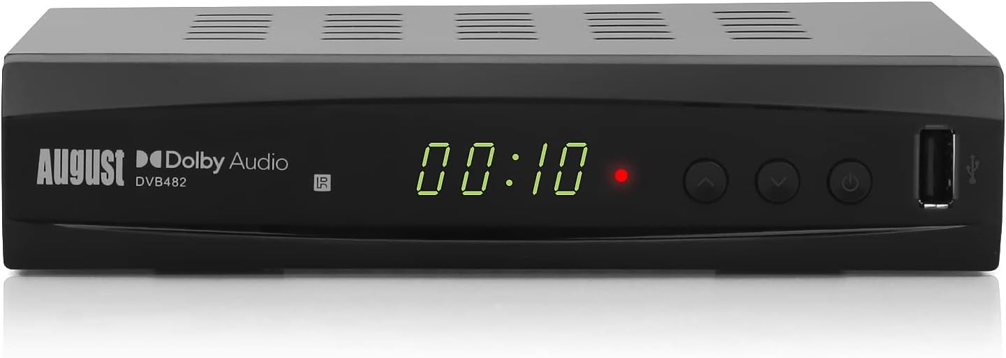 Freeview Set Top Box Recorder - August DVB482 - Watch and Record Live TV From 2...