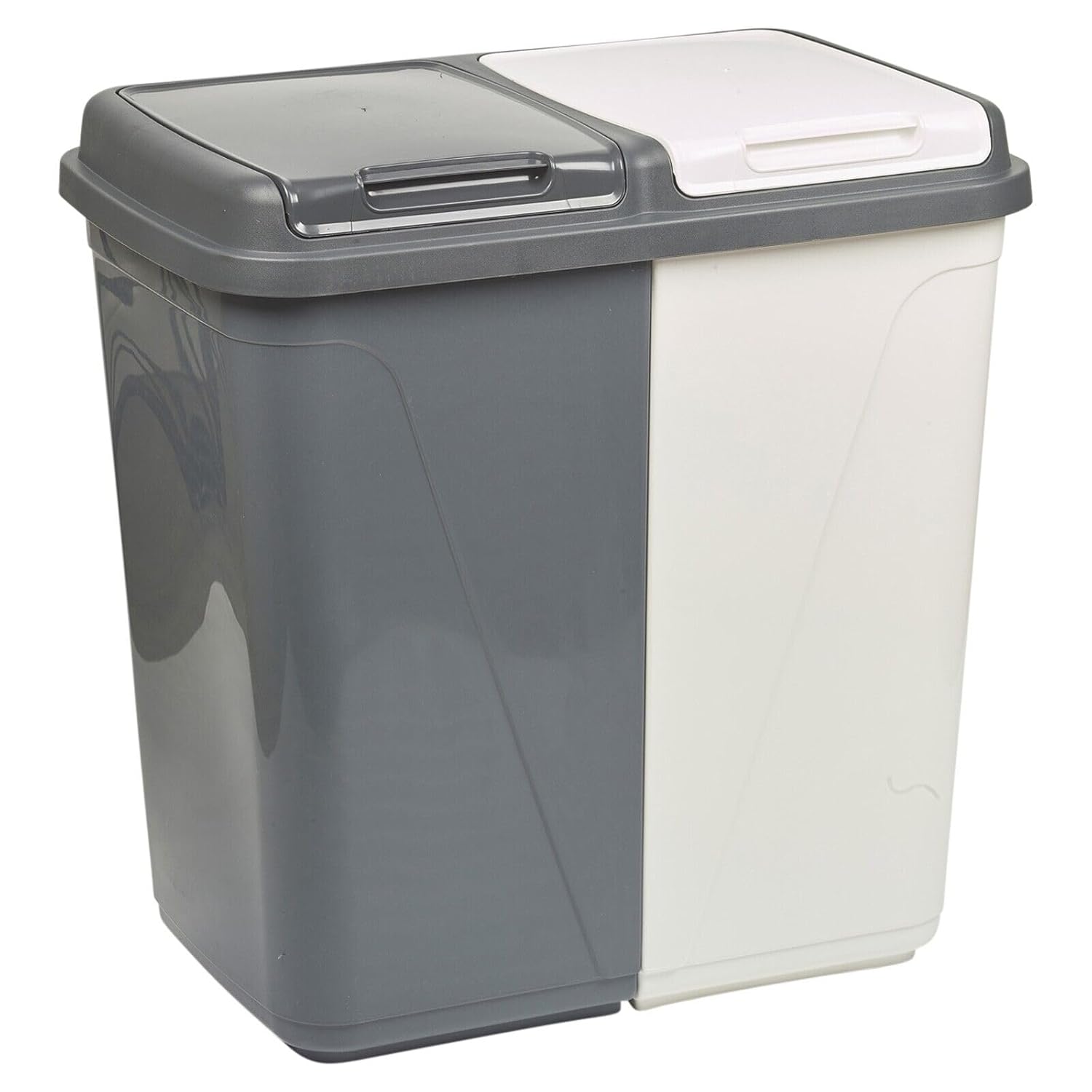 URBNLIVING 90L Double Kitchen Recycling Laundry Duo Bin Garbage Under Cabinet Tr...