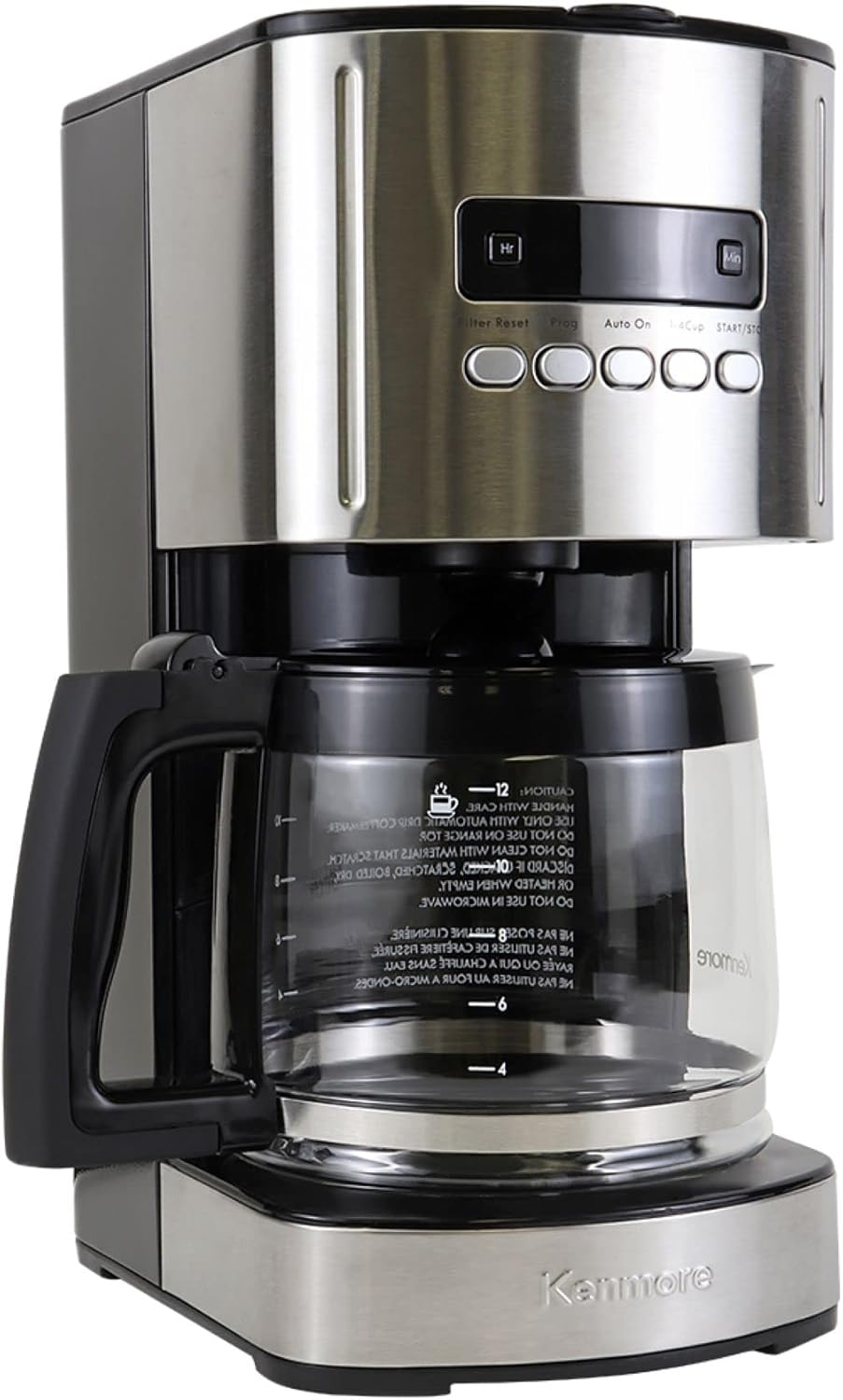Koolatron Kenmore 12-Cup Drip Coffee Maker Machine 1.8L Programmable Filter Coff...
