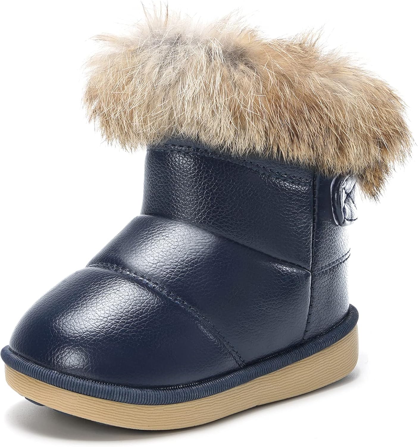 KVbabby Toddler boots Kids Snow Boots Girl's Warm Winter Boots Waterproof Boot P...