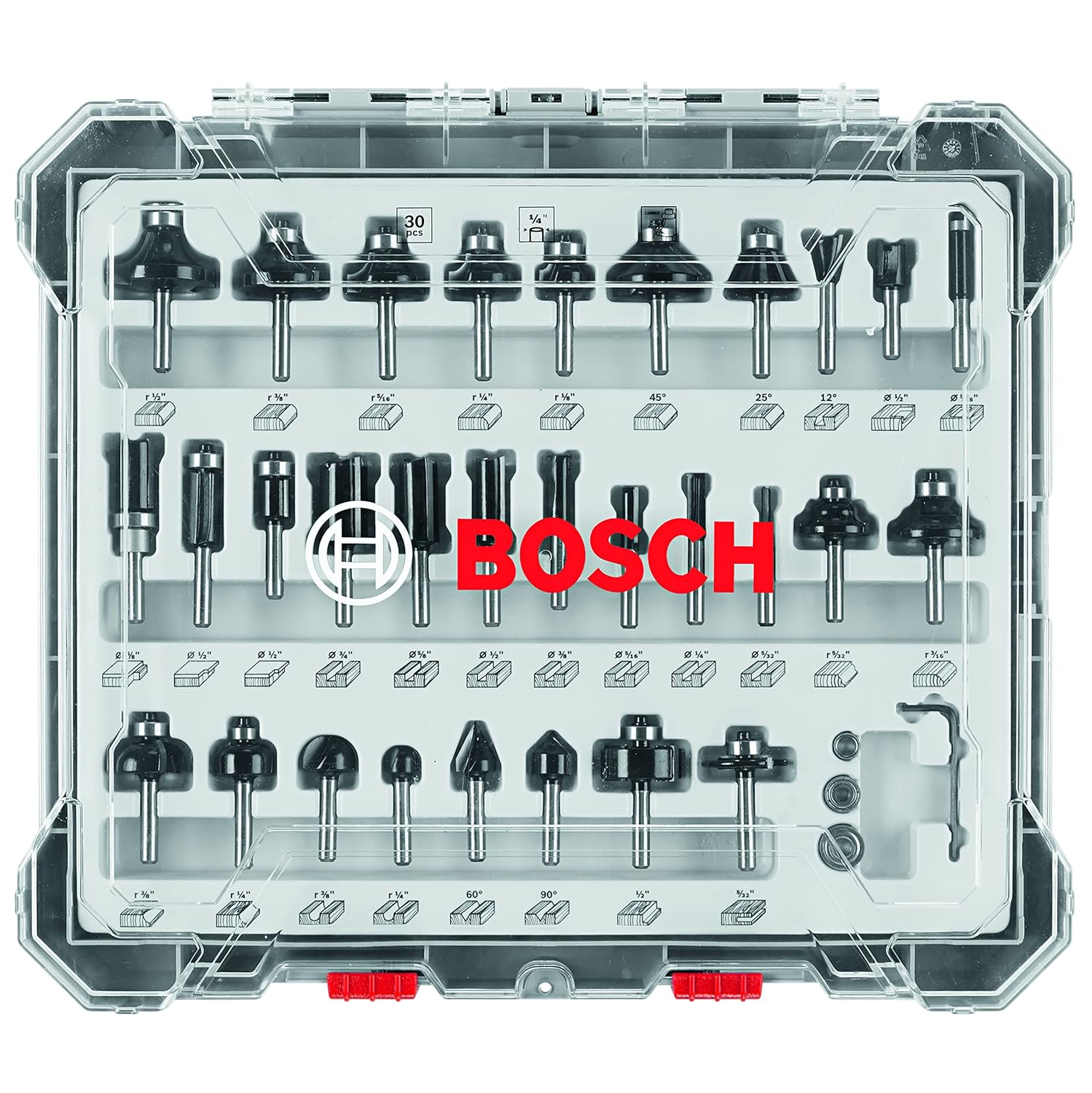 BOSCH RBS030MBS 30-Piece (Universally Compatible Accessory) Carbide-Tipped Wood...
