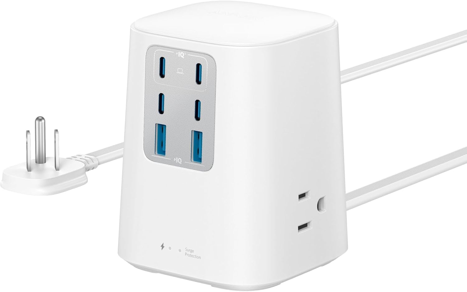 Anker Charging Station(100W), 9-in-1 USB C Power Strip with 300J Surge Protectio...