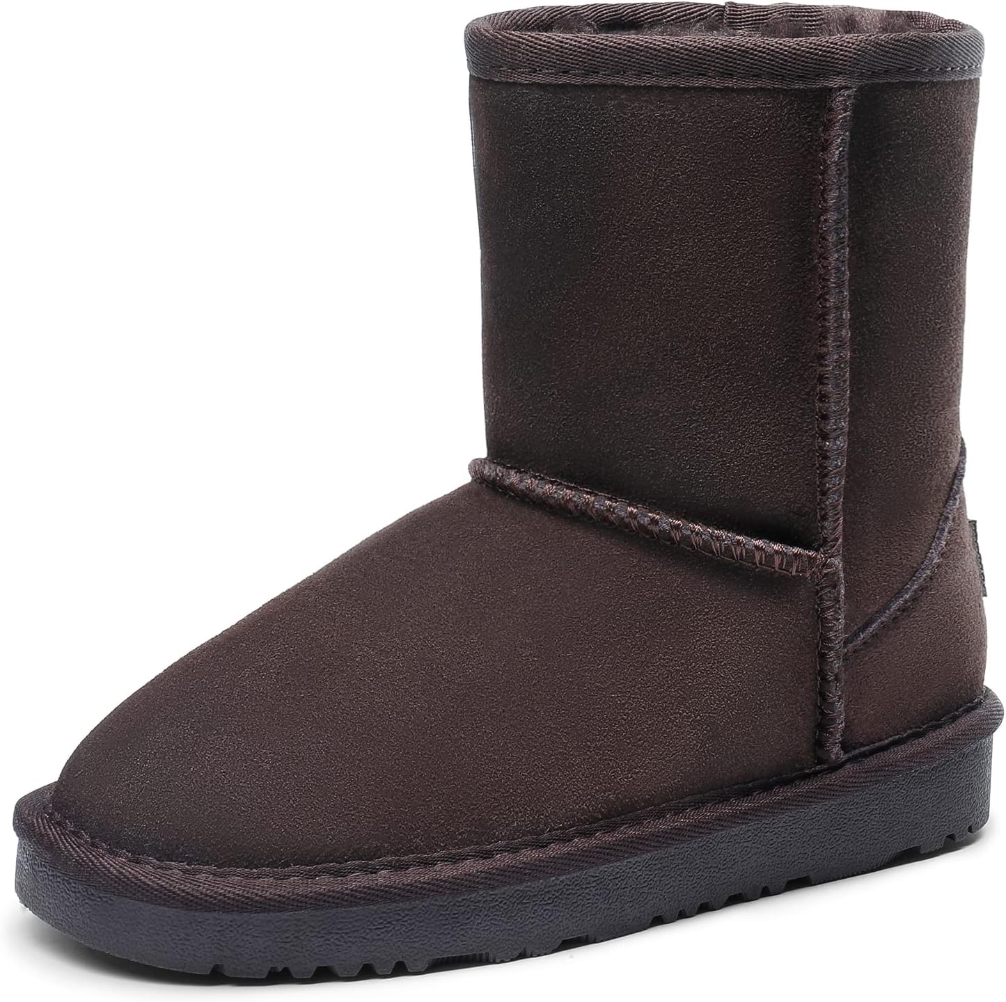 DREAM PAIRS Girls Boys Boots Kids Faux Fur Lined Winter Snow FuzzyClassic Kid's...