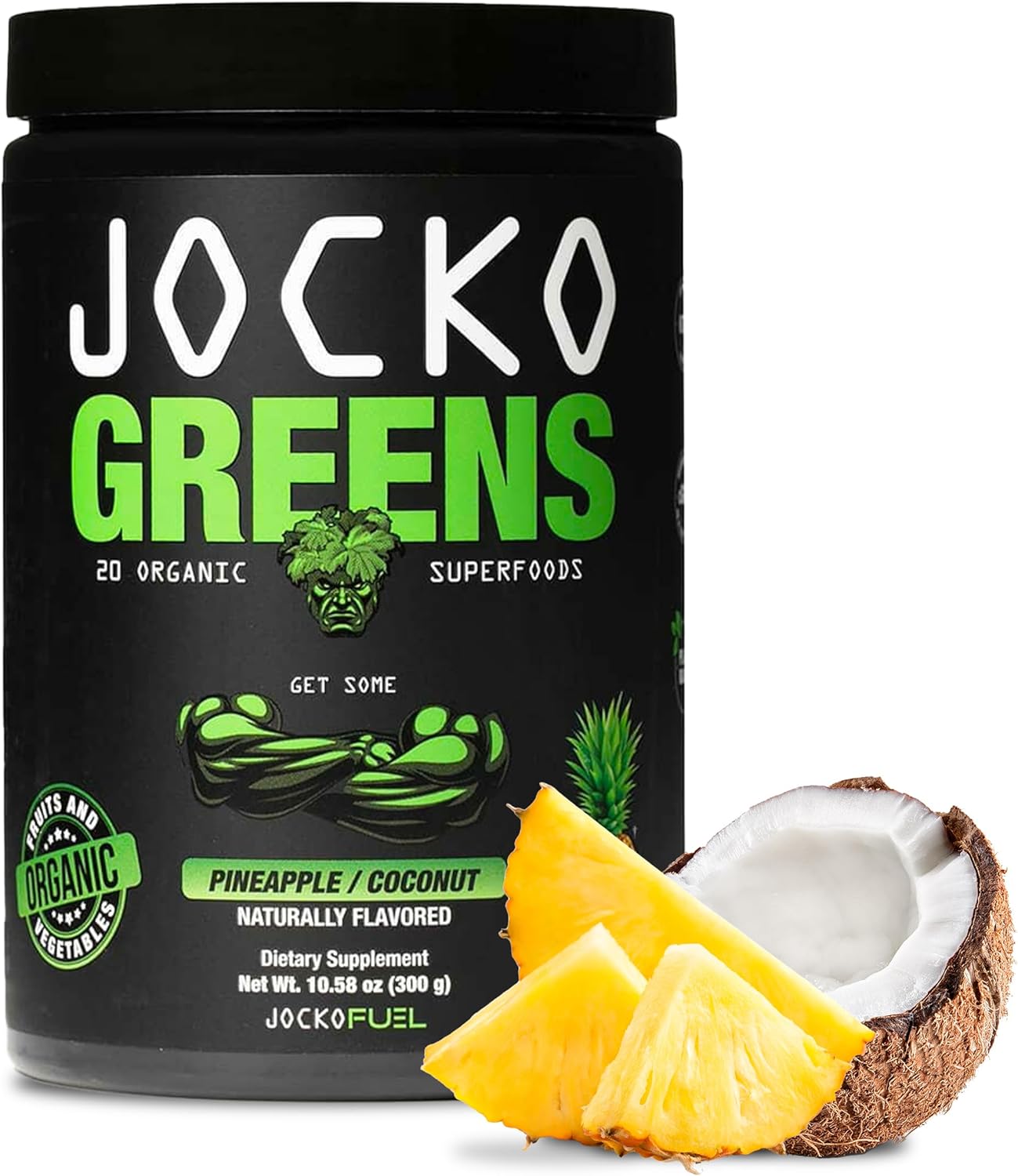 Jocko Fuel Daily Greens Powder - Premium Organic Greens Superfood Powder for Gut...