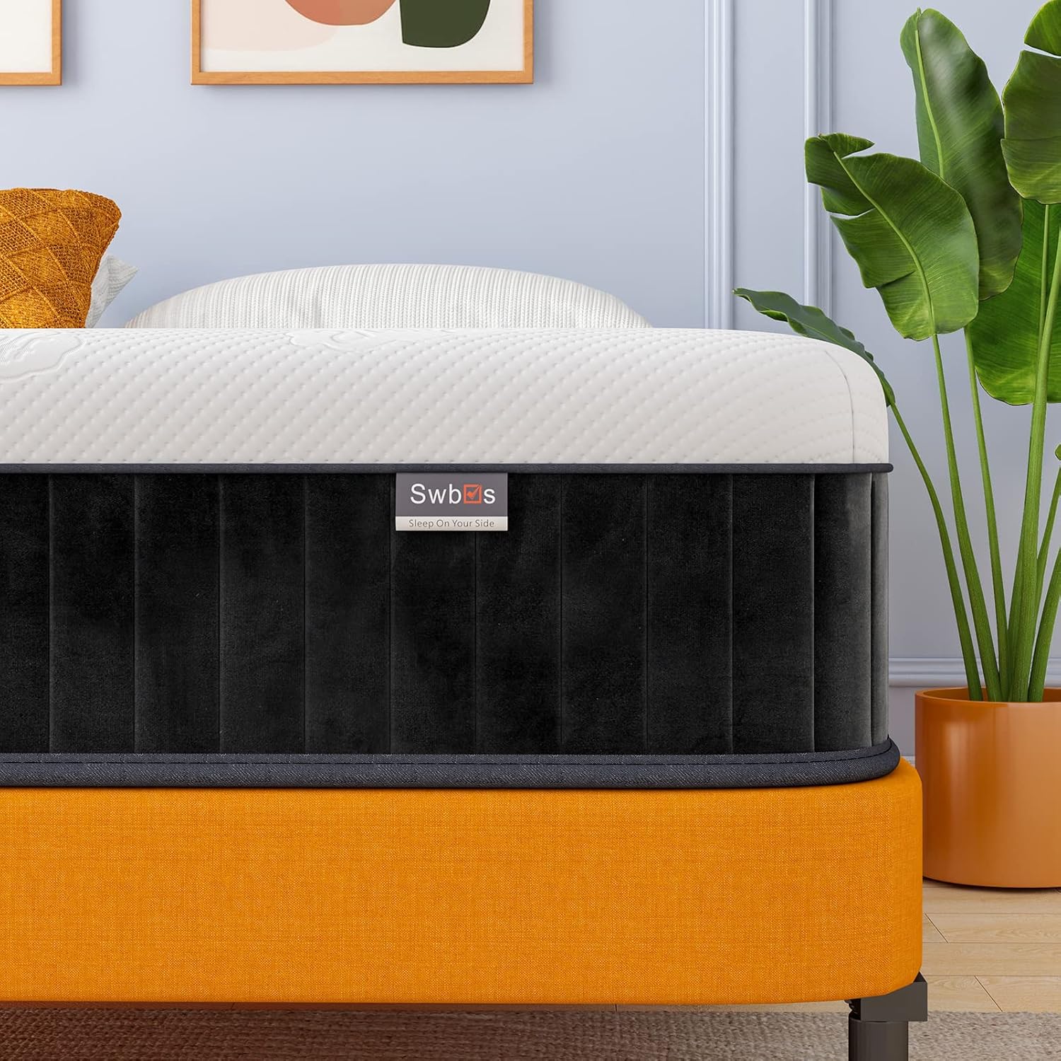 Mattress Queen Size, 12 Inch Memory Foam Firm Queen Mattress Size with Hybrid Qu...