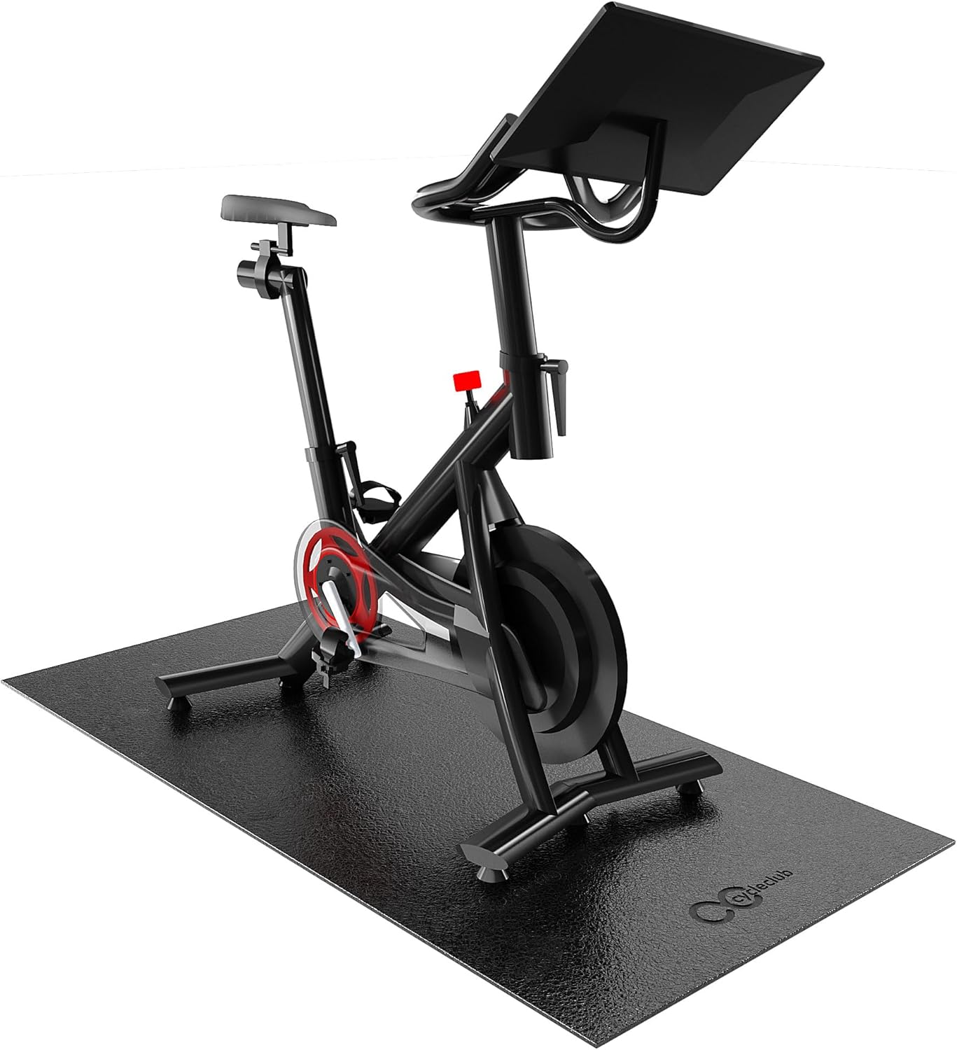 Bike Mat Compatible with Peloton Bike Elliptical Treadmill Mat, 6mm Thick, Under...