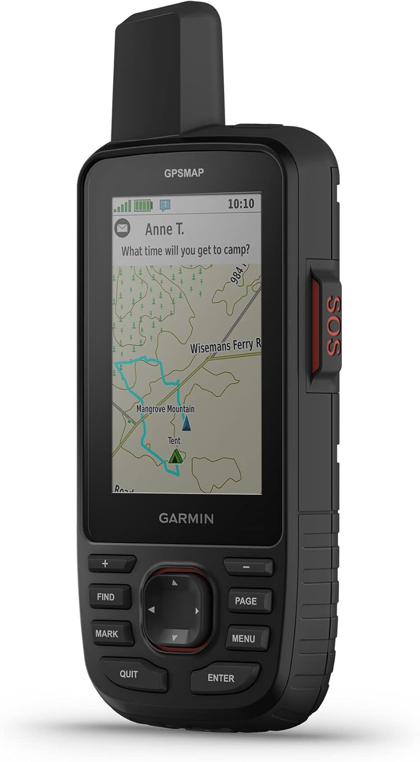 Garmin GPSMAP 67i Rugged GPS Handheld with inReach® Satellite Technology, Two-Wa...