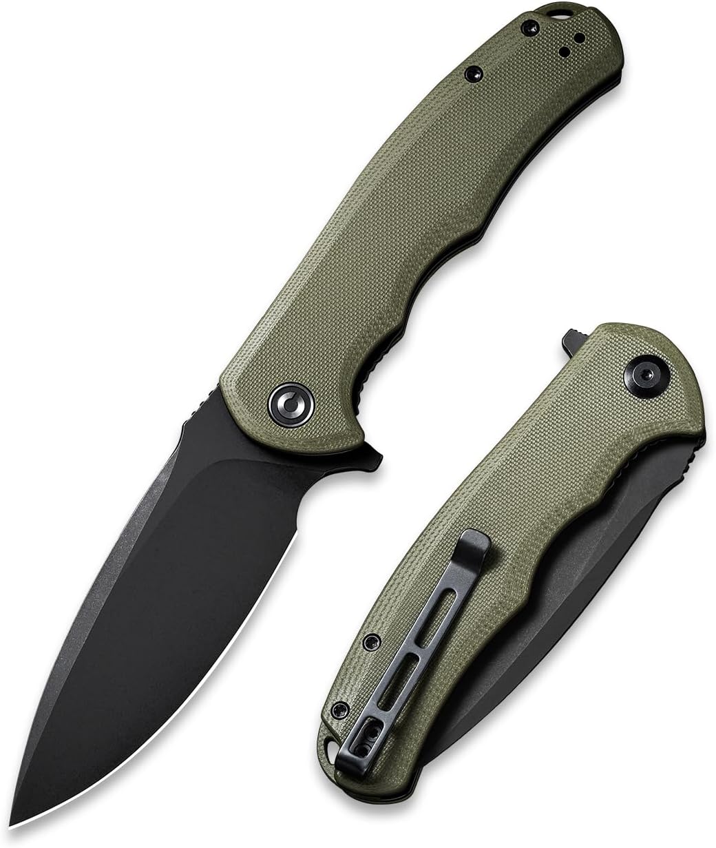 CIVIVI Praxis Flipper Pocket Knife C803F OD Green G10