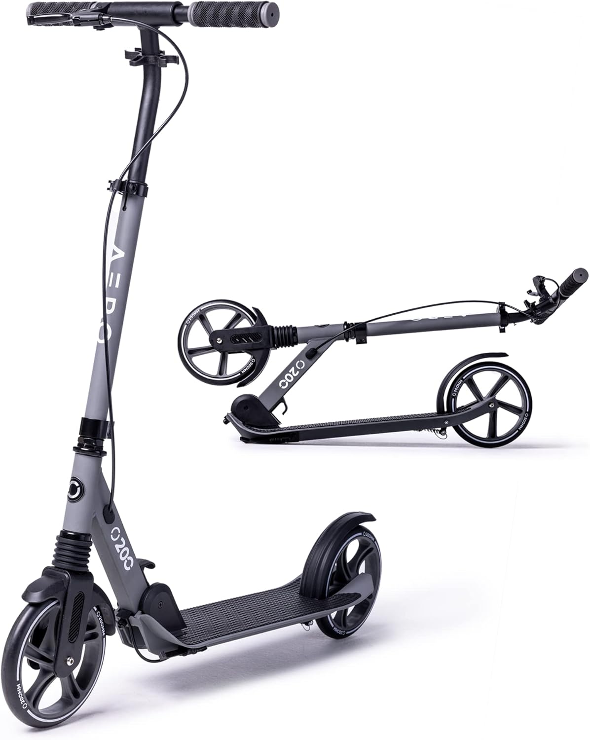 Aero Big Wheels Kick Scooter for Kids Ages 8-12, Teens and Adults. Commuter Adul...