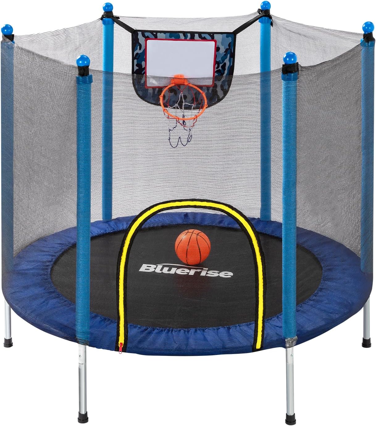 BLUERISE Trampoline 55IN 6FT 8FT 12FT Toddler Tram...
