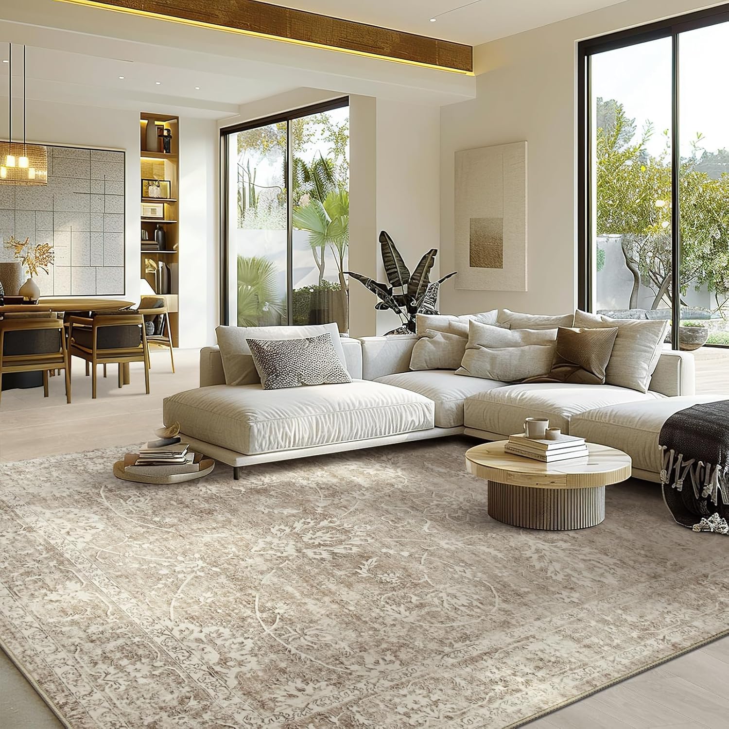 Madane 8x10 Area Rugs for Living Room, Anti-Slip Backing Area Rugs 8x10, Machine...