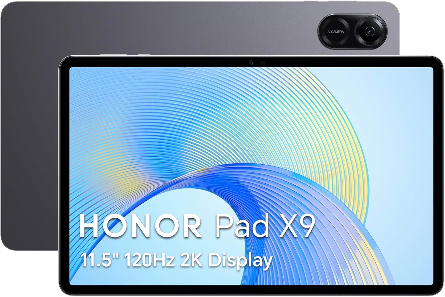 HONOR Pad X9, 11.5-Inch Wi-Fi Tablet, 4GB+128GB, 120Hz 2K FullView Display, 6 Sp...